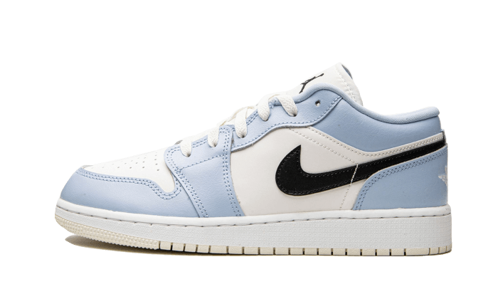 Air Jordan 1 Low Ice Blue Black - 554723-401