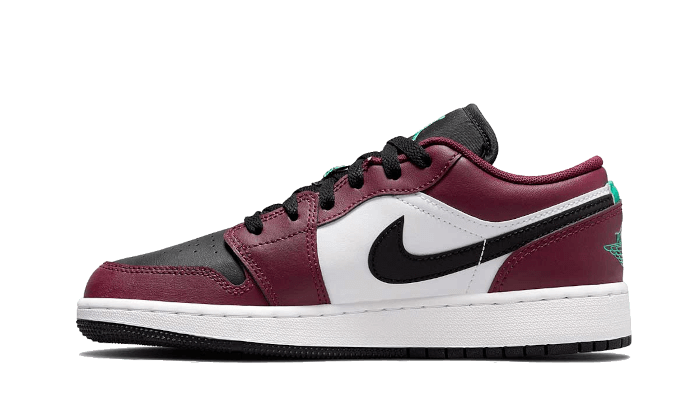 Air Jordan 1 Low SE Dark Beetroot Black Roma Green - DM0589-635