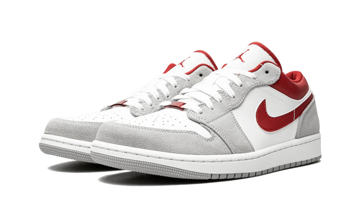 Air Jordan 1 Low SE Light Smoke Grey Gym Red - DM0589-016