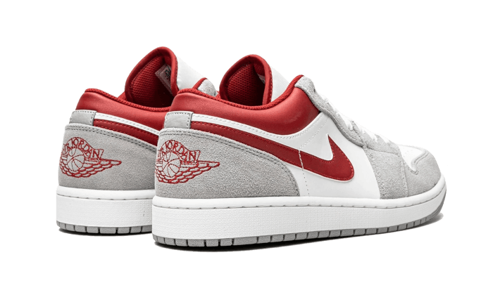 Air Jordan 1 Low SE Light Smoke Grey Gym Red - DM0589-016