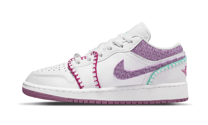 Air Jordan 1 Low White Light Bordeaux - DM9037-100