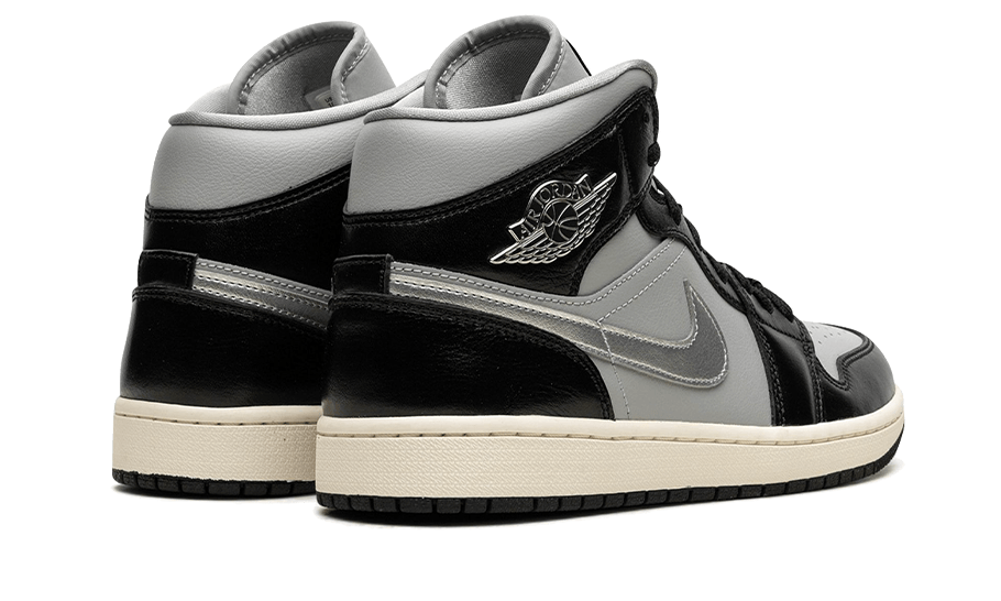 Air Jordan 1 Mid Black Chrome - FB9892-002