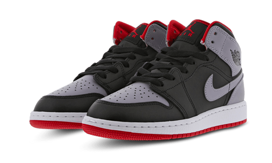 Air Jordan Air Jordan 1 Mid Cement Grey Red - DQ8423-006