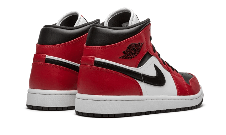 Air Jordan 1 Mid Chicago Black Toe - 554724-069/554725-069