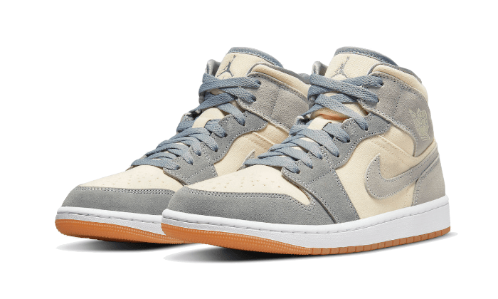 Air Jordan 1 Mid Coconut Milk Particle Grey - DN4281-100