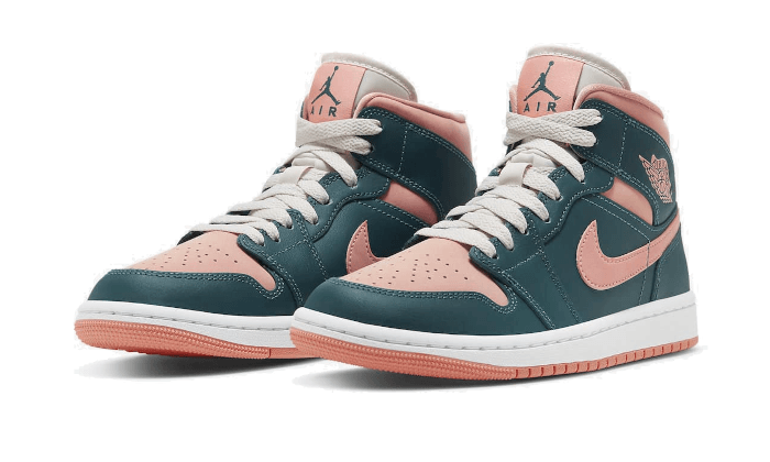 Air Jordan 1 Mid Dark Teal Green - BQ6472-308