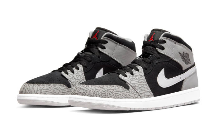 Air Jordan 1 Mid Elephant Print - DM1200-016