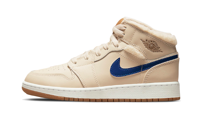 Air Jordan 1 Mid Fleece Pearl White - DO2207-264