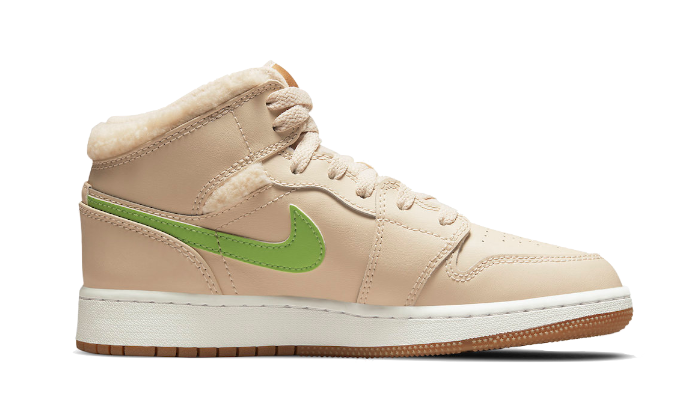 Air Jordan 1 Mid Fleece Pearl White - DO2207-264