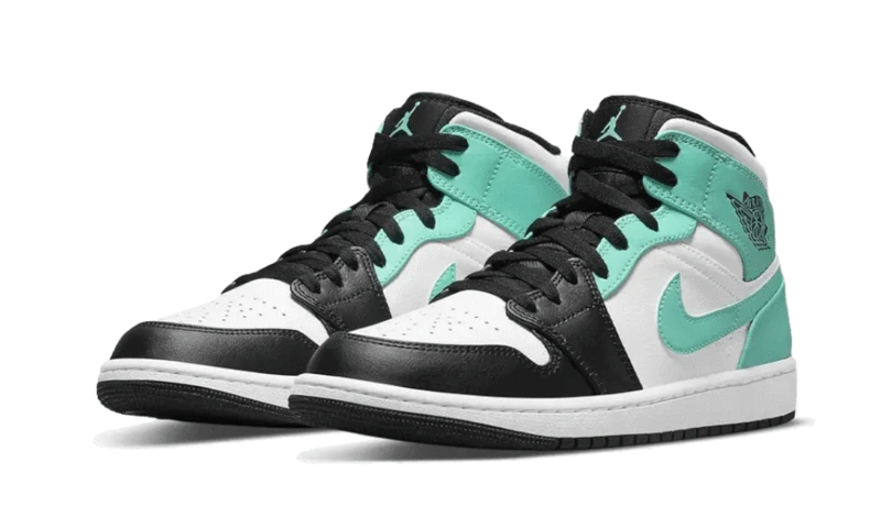 Air Jordan 1 Mid Island Green - 554724-132