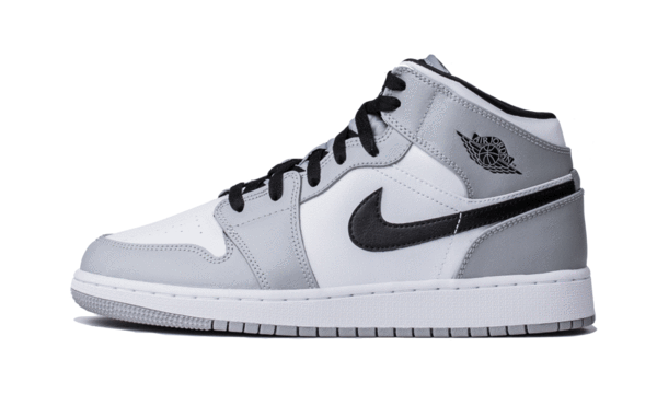 Air Jordan 1 Mid Light Smoke Grey - 554725-092