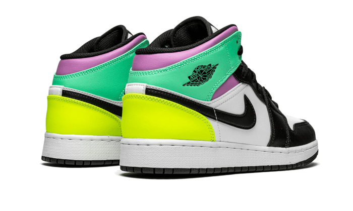 Air Jordan 1 Mid Pastel Black Toe - 554725-175