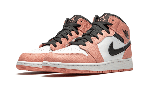 Air Jordan 1 Mid Pink Quartz - 555112-603