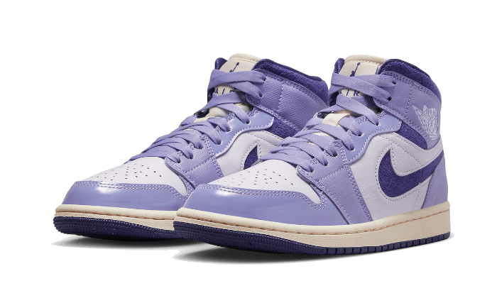 Air Jordan 1 Mid Purple Chenille - DZ3745-500