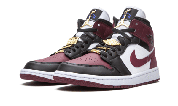 Air Jordan 1 Mid SE Black Dark Beetroot - CZ4385-016