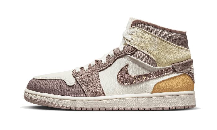 Air Jordan 1 Mid SE Craft Sail Taupe Haze - DM9652-102