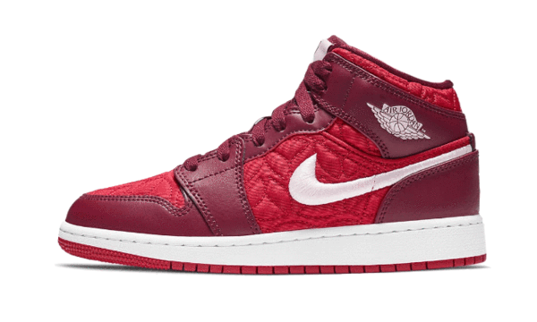 Air Jordan 1 Mid SE Red Quilt - AV5174-600