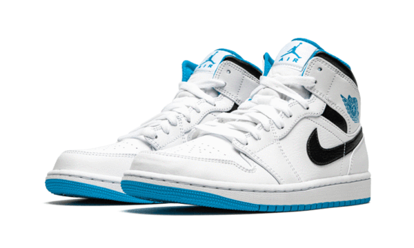 Air Jordan 1 Mid Laser Blue - 554724-141