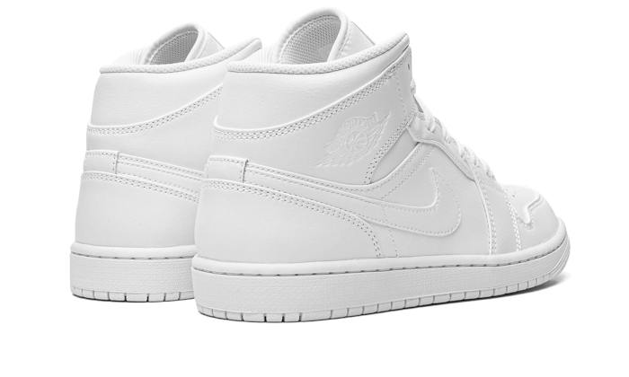 Air Jordan 1 Mid Triple White (2022) - 554724-136