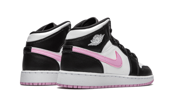 Air Jordan 1 Mid White Black Light Arctic Pink - 555112-103