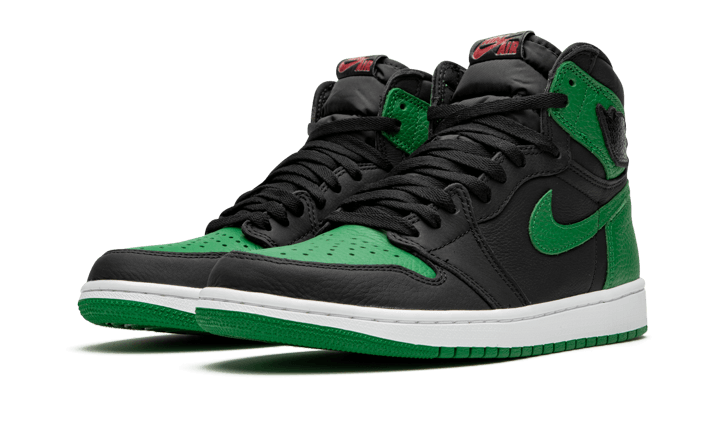 Air Jordan 1 Retro High OG Pine Green Black - 555088-030