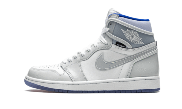 Air Jordan 1 Retro High Zoom White Racer Blue - CK6637-104