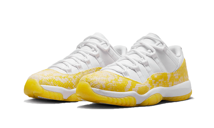 Air Jordan 11 Retro Low Yellow Snakeskin - AH7860-107