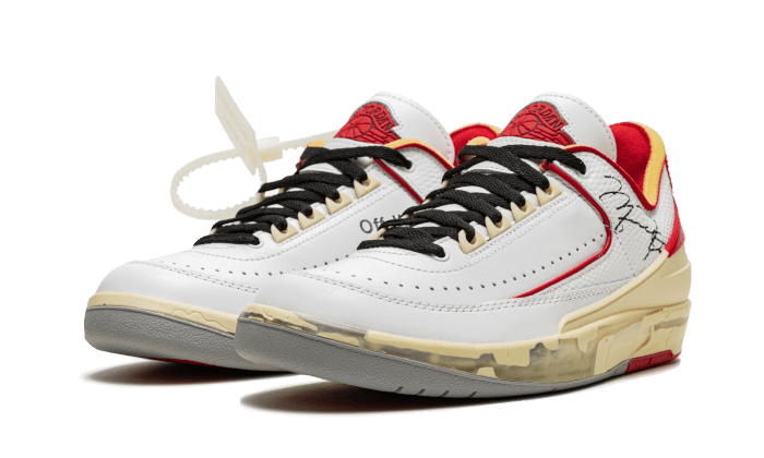 Air Jordan 2 Retro Low SP Off-White White Red - DJ4375-106