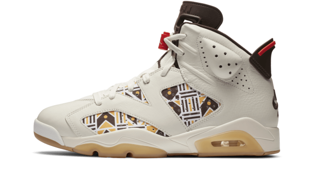 Air Jordan 6 Retro Quai 54 Sail Brown (2020) - CZ6506-100