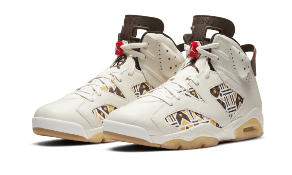 Air Jordan 6 Retro Quai 54 Sail Brown (2020) - CZ6506-100