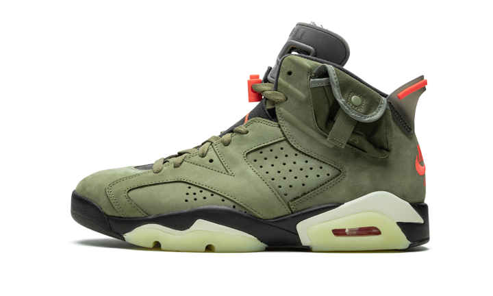 Air Jordan 6 Travis Scott Medium Olive - CN1085-200