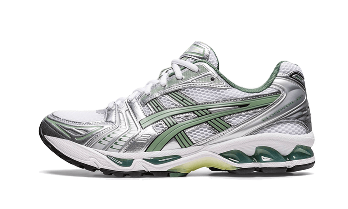 ASICS Gel-Kayano 14 White Pure Silver Slate Grey Sage - 1201A019-107