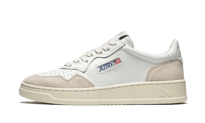 AUTRY Medalist Leather Suede Low White - AULM LS3