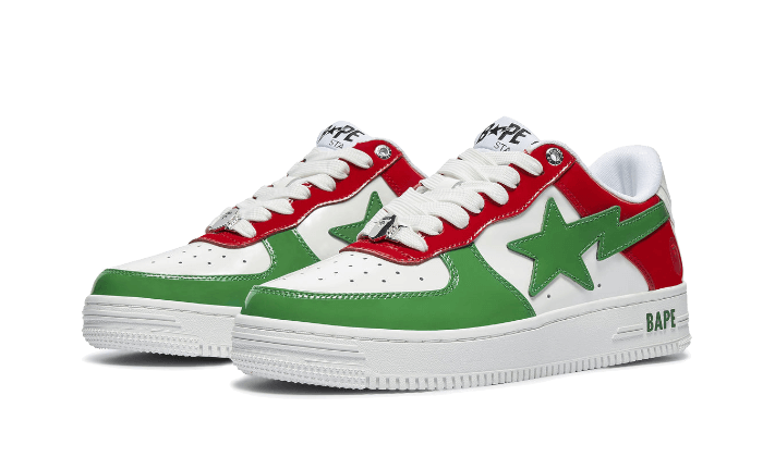 Bape Bape Sta Low Green Red - 1I80191004