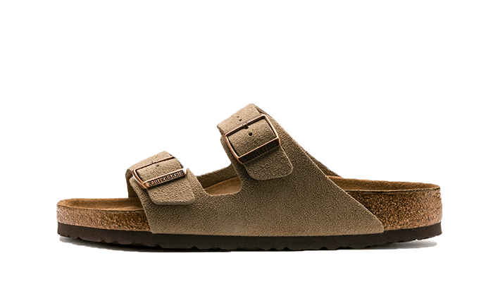 Birkenstock Arizona Suede Leather Soft Footbed Taupe - 0951301/0951303