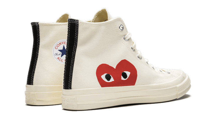 Chuck Taylor All-Star 70s Hi Comme des Garçons PLAY White - 150204C