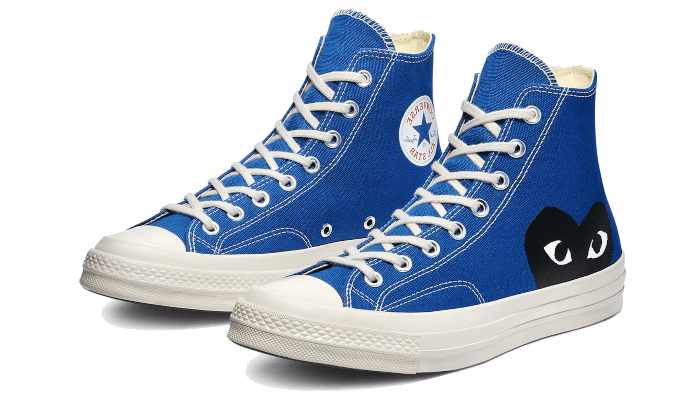 Converse Chuck Taylor All-Star 70s Hi Comme des Garçons PLAY Blue Quartz - 171846CDate de Sortie : Juin 2021Colorway : BLUE-QUARTZ/EGRET/BLAC