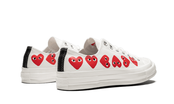 Converse Chuck Taylor All-Star 70s Ox Comme des Garçons PLAY Multi-Heart White - 162975C