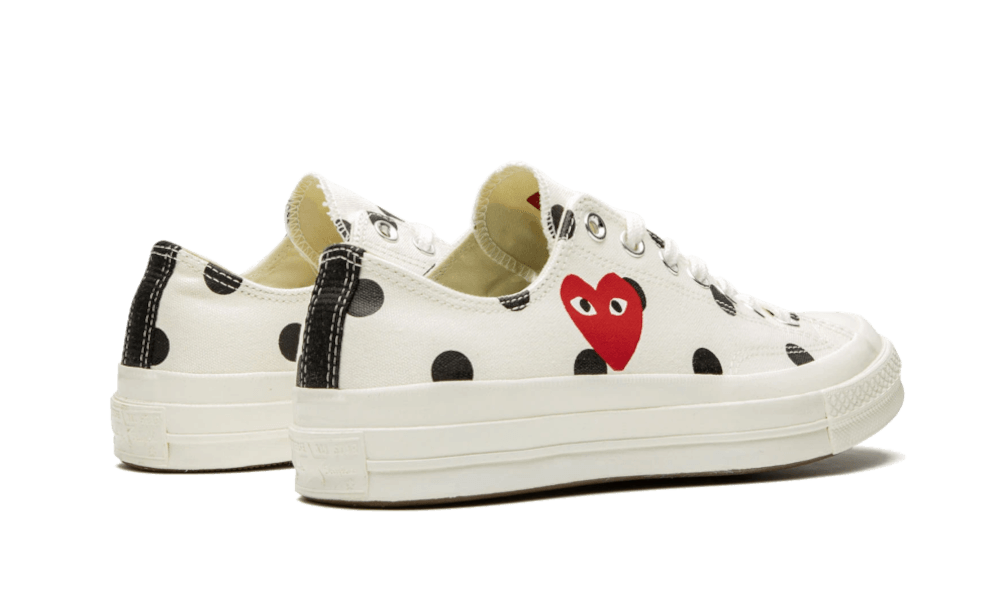 Converse Chuck Taylor All-Star 70s Ox Comme des Garçons PLAY Polka Dot White - 157249C