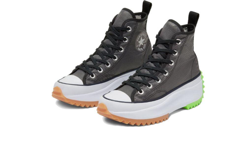 Converse Run Star Hike Hi Concrete Heat Ghost Green - 167852C