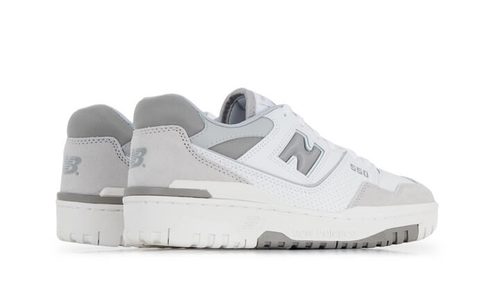 New Balance 550 Premium White Grey - BB550CR1