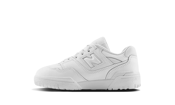 New Balance 550 Triple White Enfant (PS) - PSB550WW