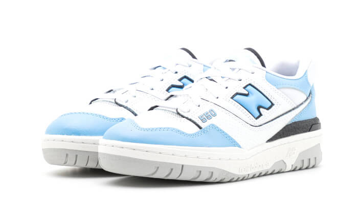 New Balance 550 White Team Carolina - BB550ZNA