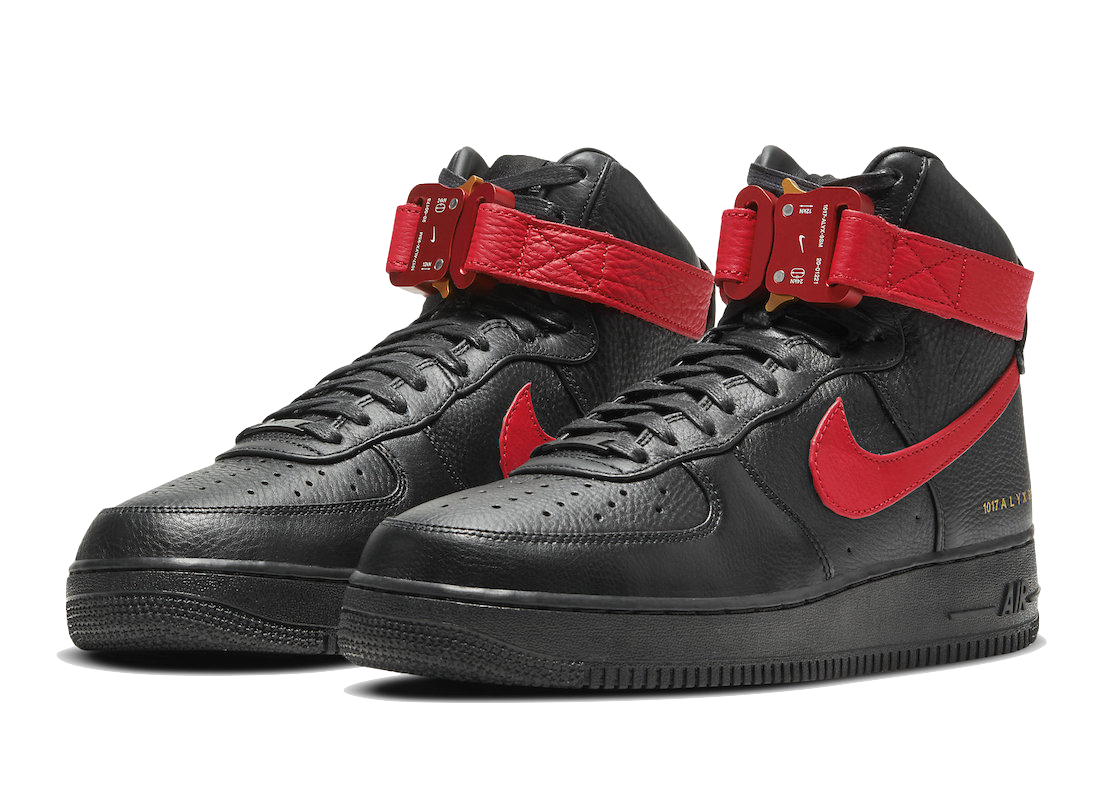 Nike Air Force 1 High Alyx Black University Red - CQ4018-004