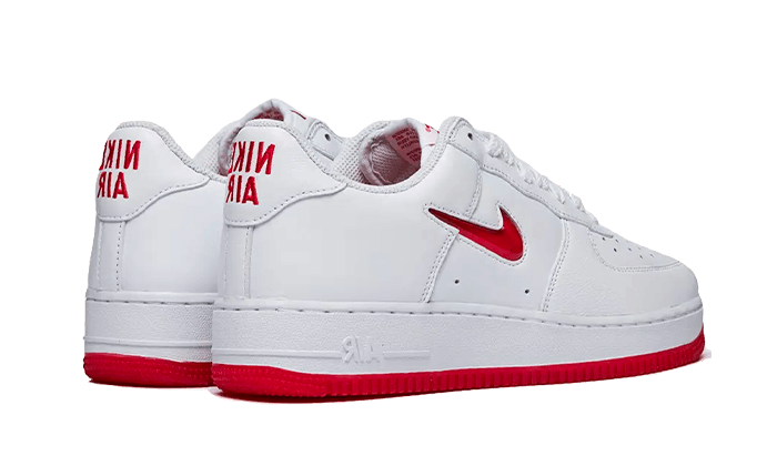 Nike Air Force 1 Low '07 Retro Color of the Month Jewel Swoosh University Red - FN5924-101