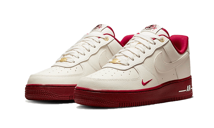 Nike Air Force 1 Low '07 SE 40th Anniversary Sail Team Red - DQ7582-100