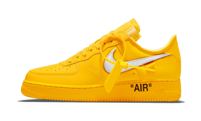 Nike Air Force 1 Low Off-White University Gold Metallic Silver - DD1876-700