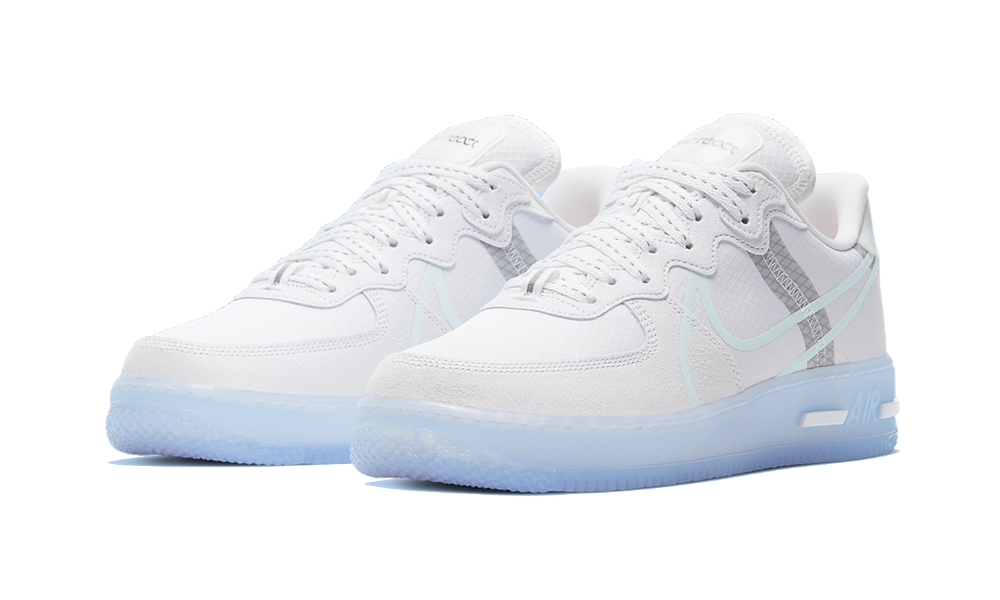 Nike Air Force 1 Low React White Light Bone - CQ8879-100