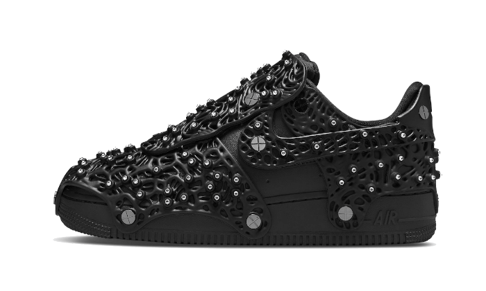 Nike Air Force 1 Low Swarovski Triple Black - CV7668-001