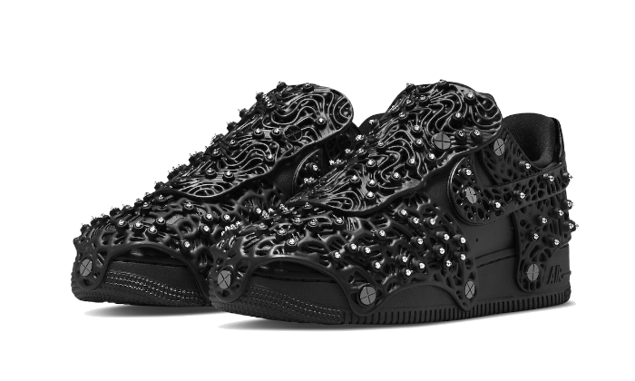 Nike Air Force 1 Low Swarovski Triple Black - CV7668-001